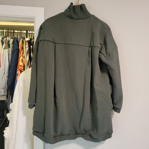 Tuckernuck Dark Green High-Neck Mini Dress - Picture 5 of 7